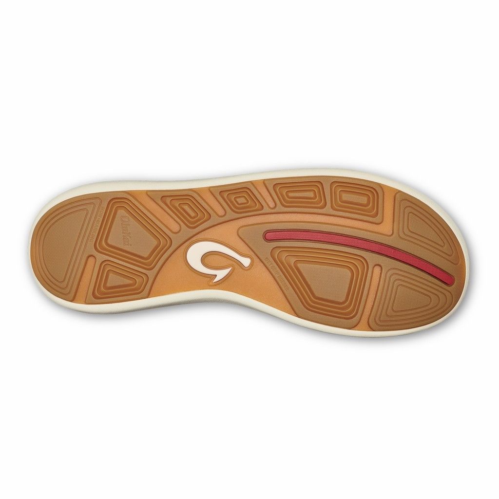 Olukai Men's Moku Pae Sneaker - Poi / Red Ochre US456-132